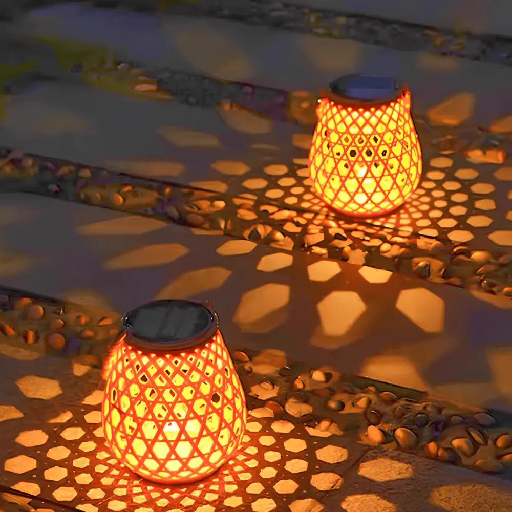 Solara™ Woven Lantern - Luminoya