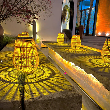Solara™ Woven Lantern - Luminoya