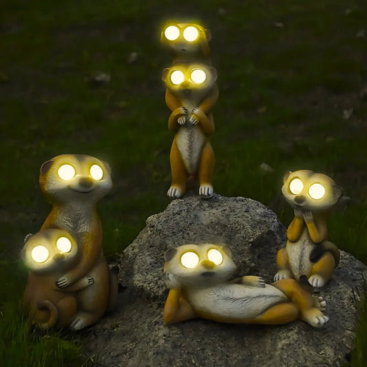 SolarKats™ Meerkat Light Figures - Luminoya