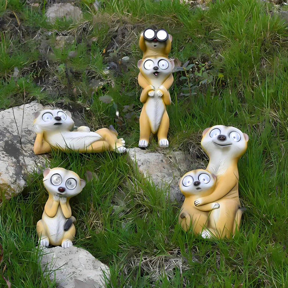 SolarKats™ Meerkat Light Figures - Luminoya