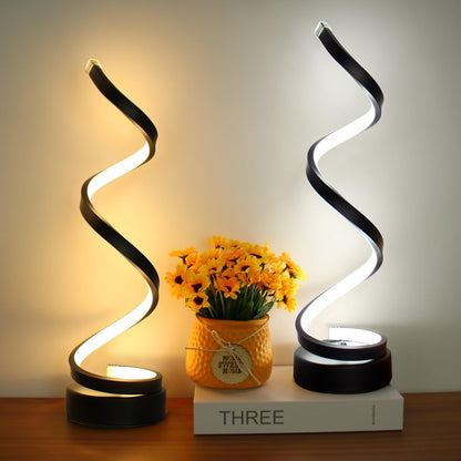 Spiral Table Lamp - Luminoya