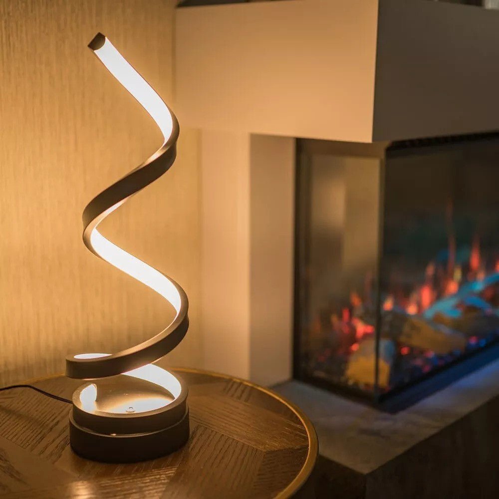 Spiral Table Lamp - Luminoya