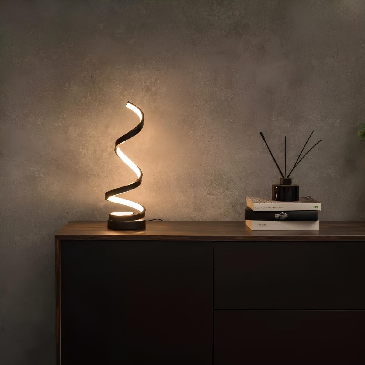 Spiral Table Lamp - Luminoya