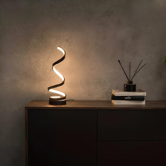 Spiral Table Lamp - Luminoya
