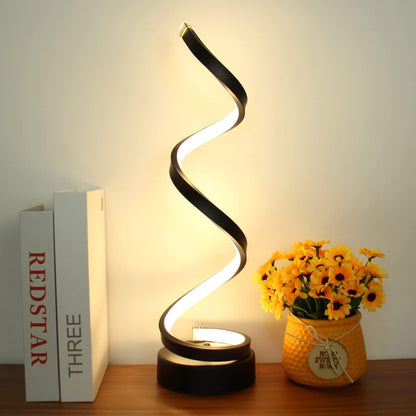 Spiral Table Lamp - Luminoya