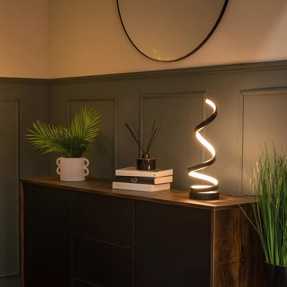 Spiral Table Lamp - Luminoya