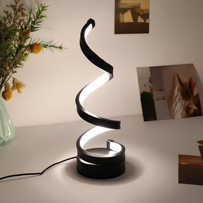 Spiral Table Lamp - Luminoya