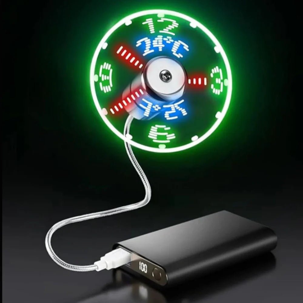 TimeGlow™ Clock Fan - Luminoya