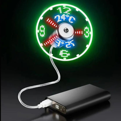 TimeGlow™ Clock Fan - Luminoya