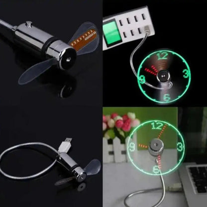 TimeGlow™ Clock Fan - Luminoya