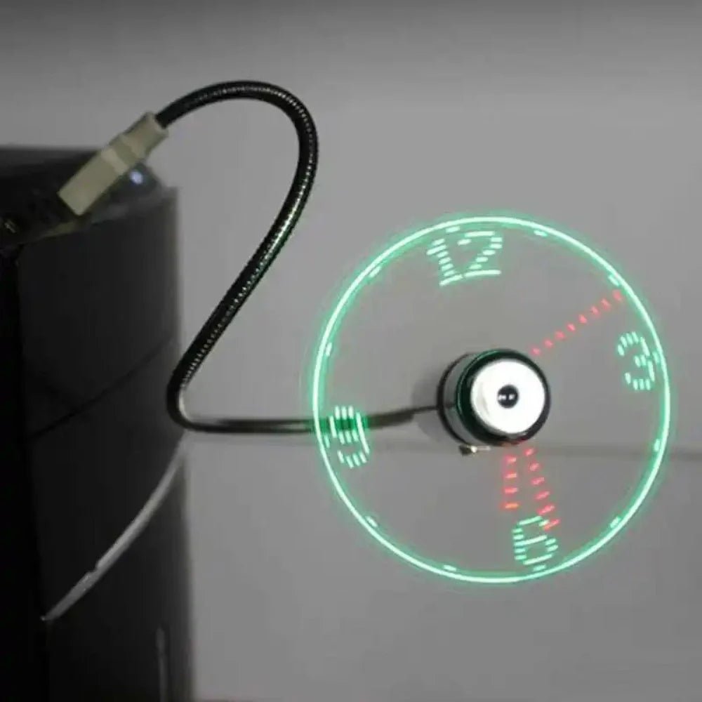 TimeGlow™ Clock Fan - Luminoya