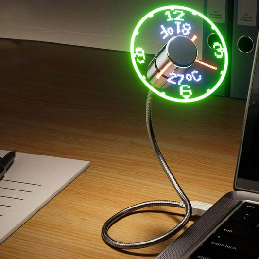 TimeGlow™ Clock Fan - Luminoya
