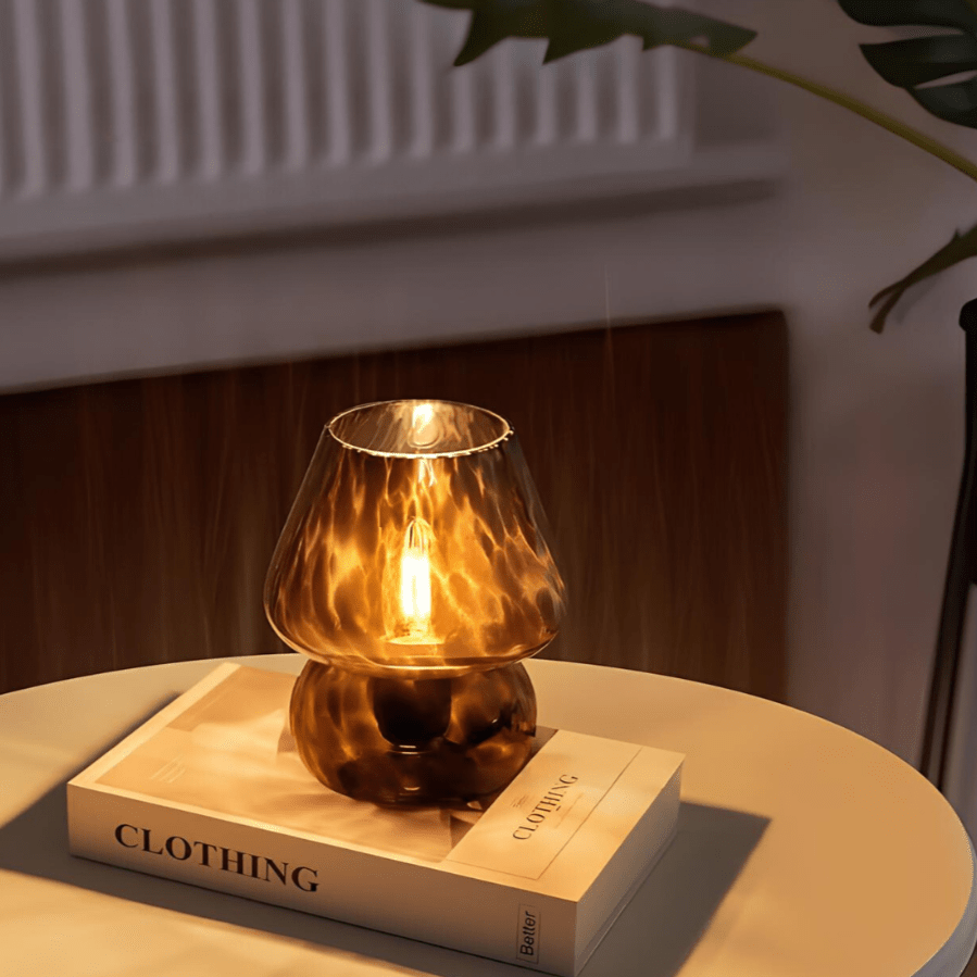 Verra™ Hand - Blown Glass Lamp - Luminoya