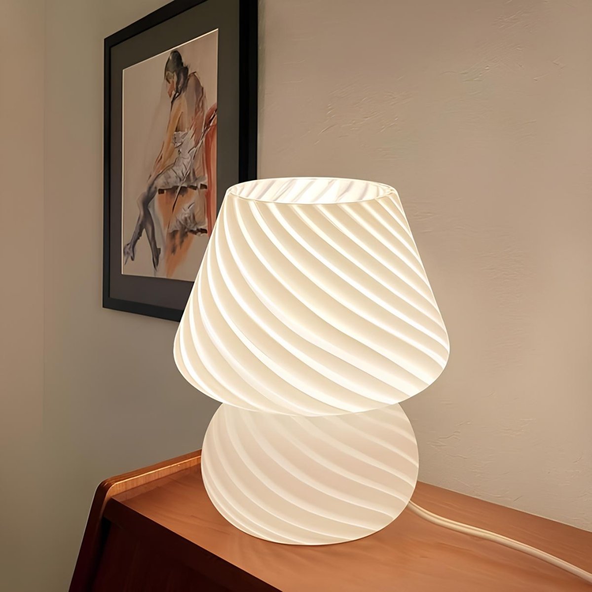 Verra™ Hand - Blown Glass Lamp - Luminoya