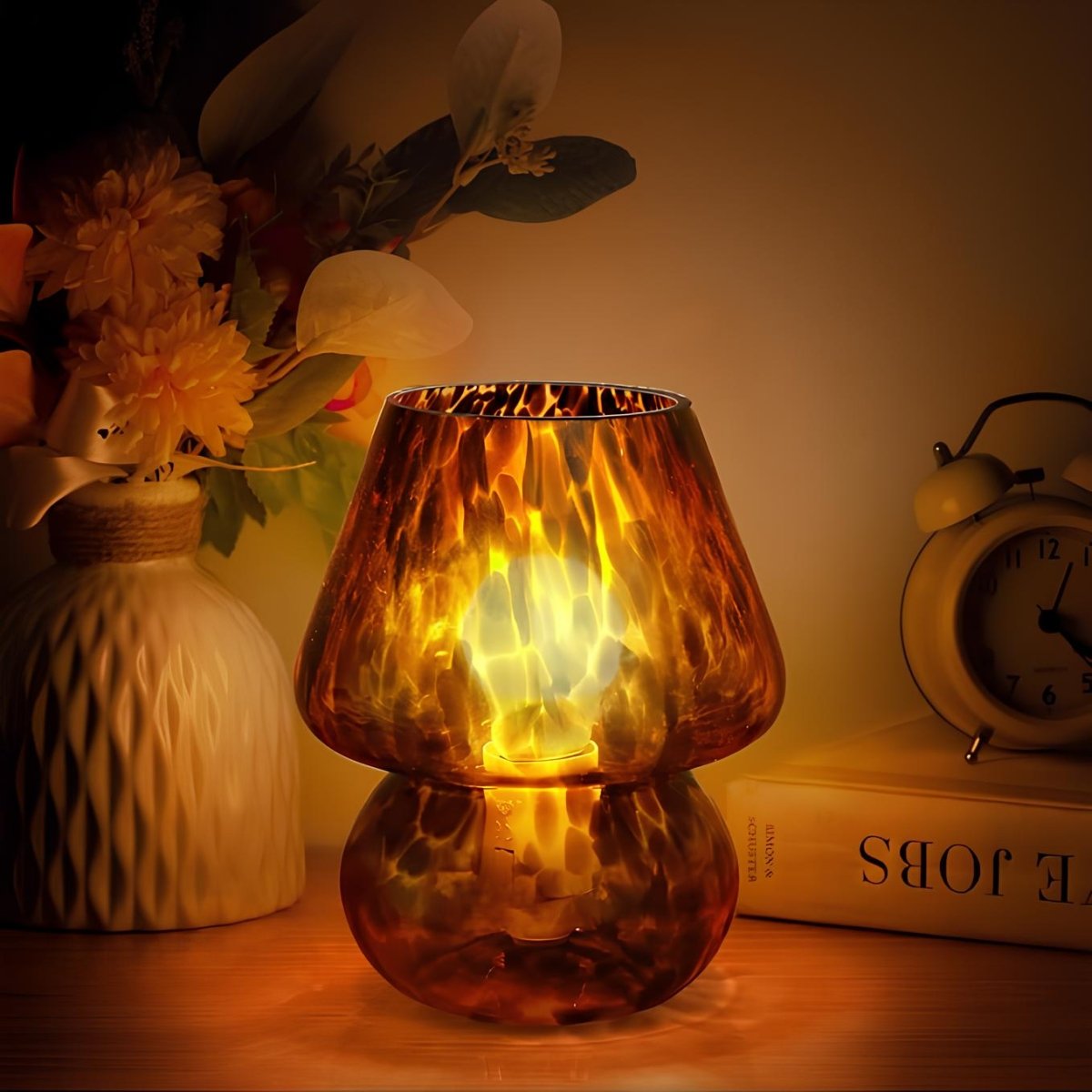 Verra™ Hand - Blown Glass Lamp - Luminoya