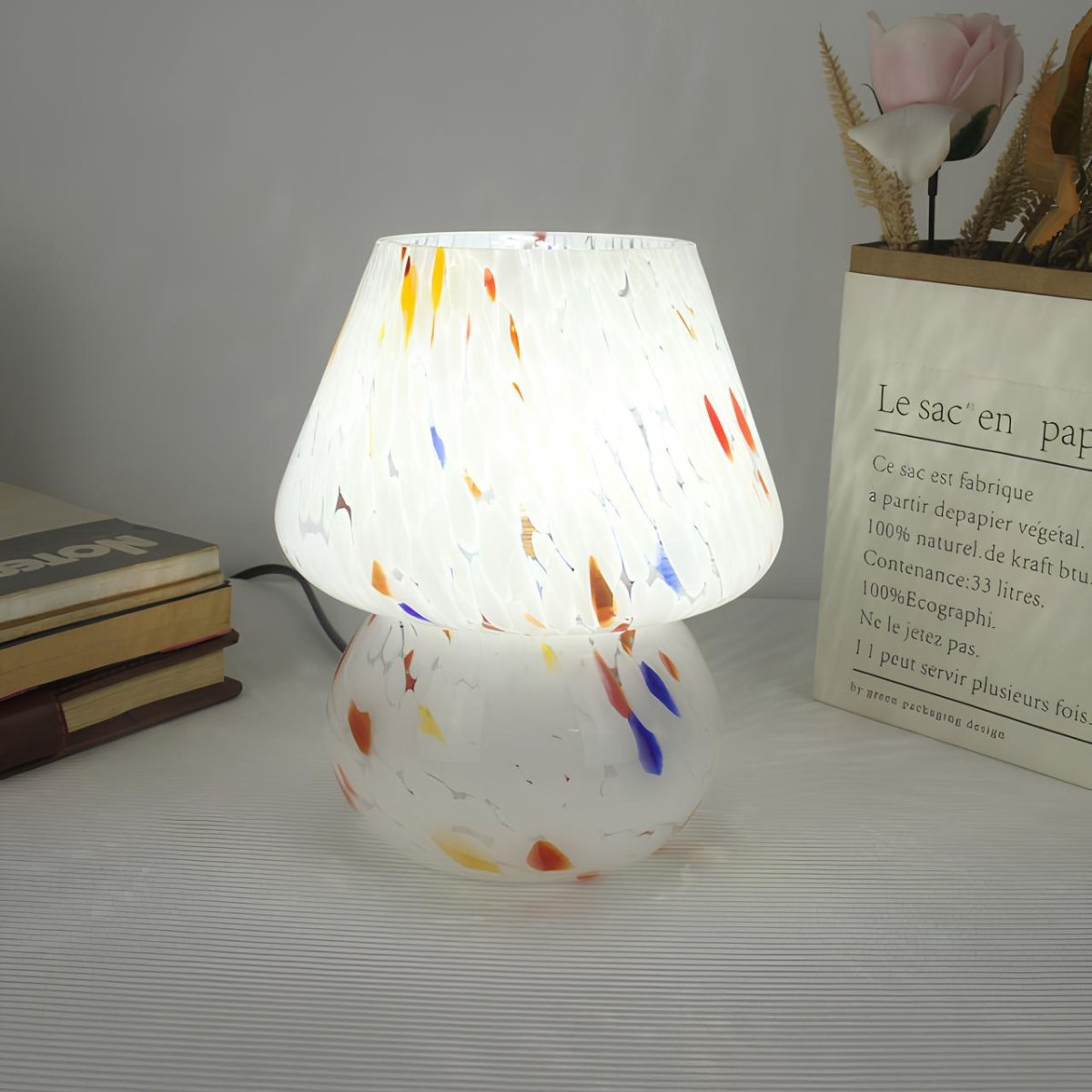 Verra™ Hand - Blown Glass Lamp - Luminoya