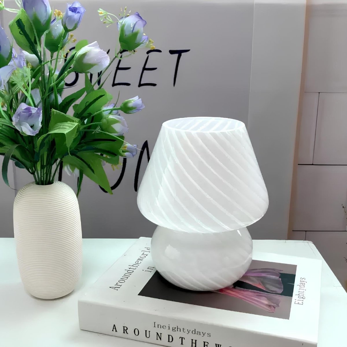 Verra™ Hand - Blown Glass Lamp - Luminoya
