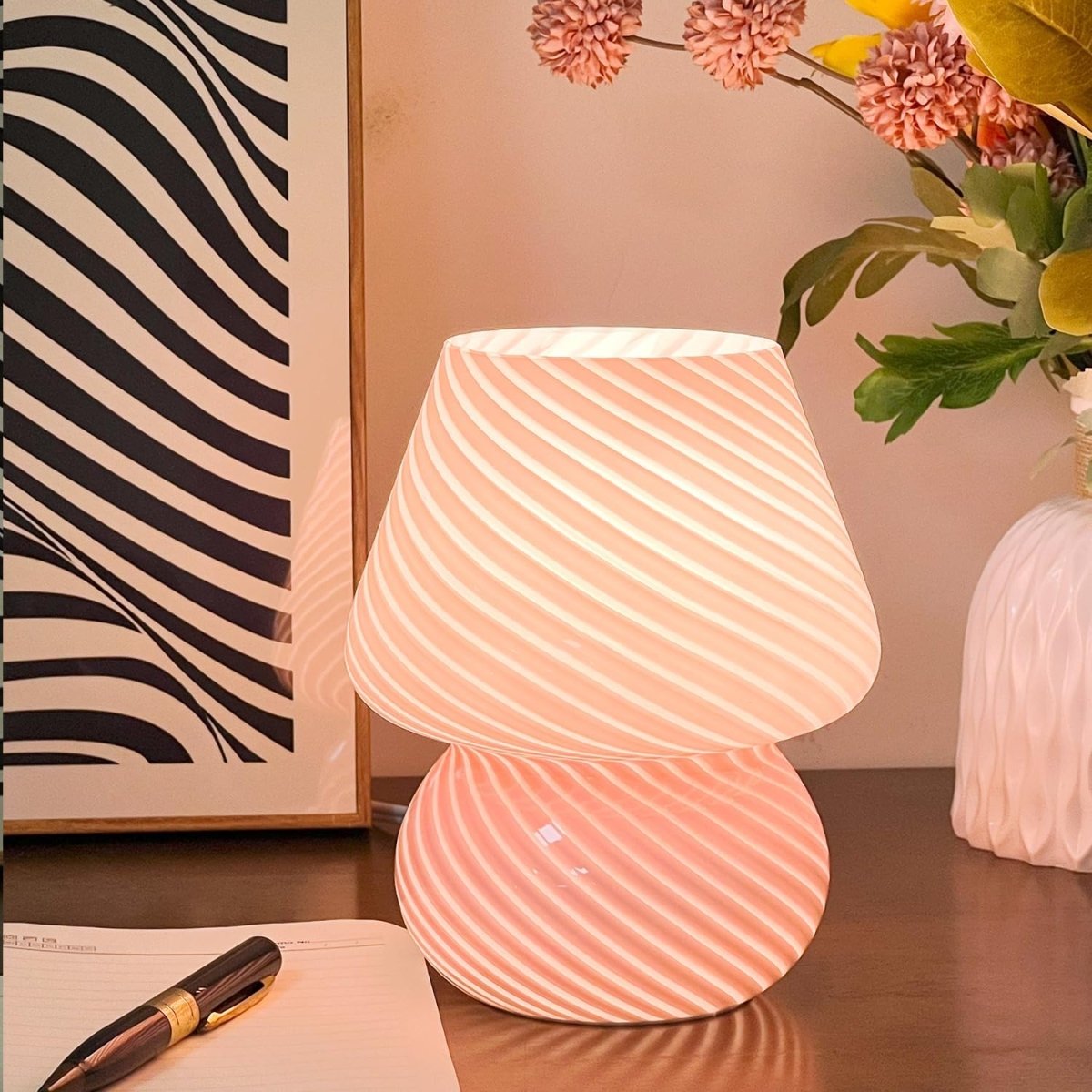 Verra™ Hand - Blown Glass Lamp - Luminoya