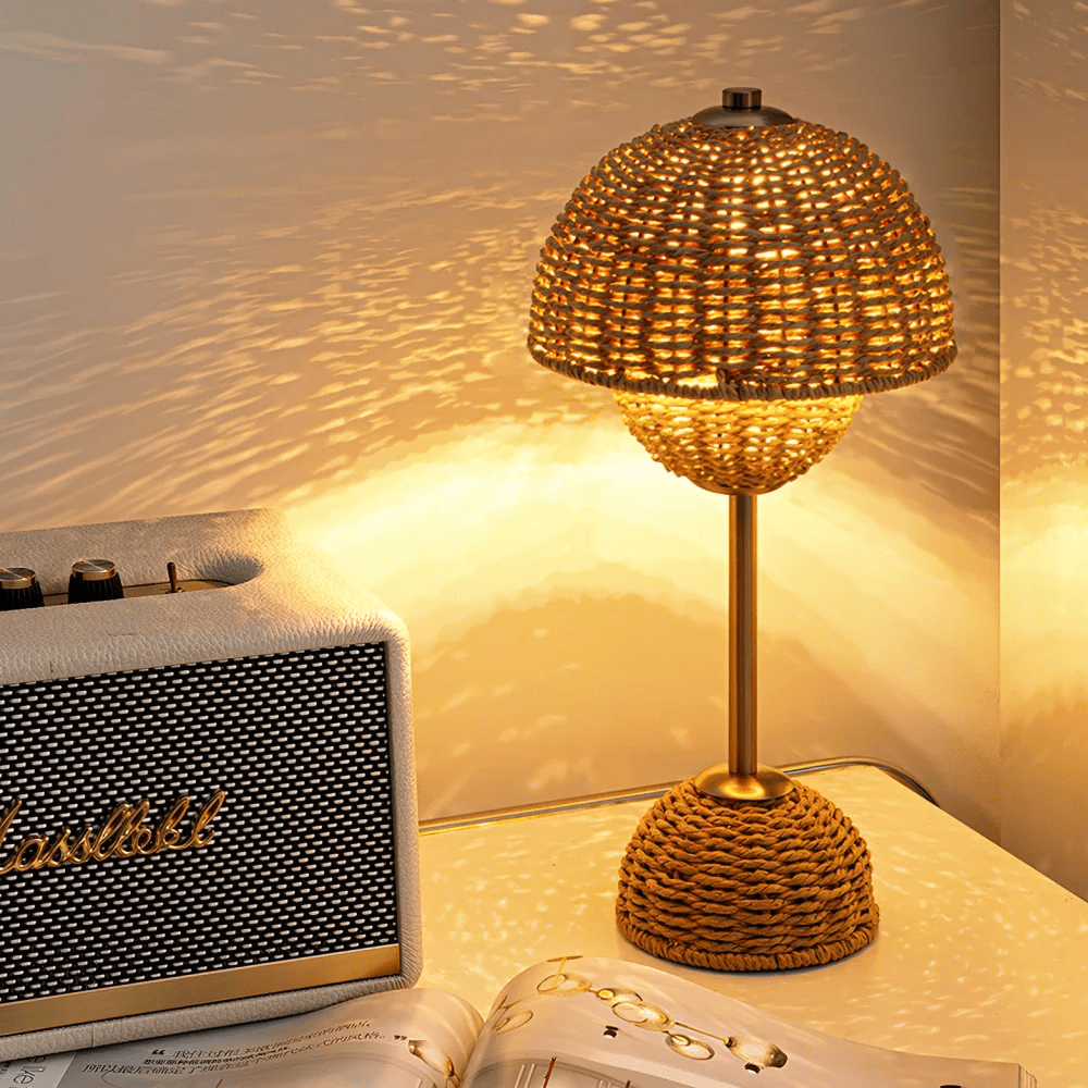 WeaveCraft™ Table Lamp - Luminoya