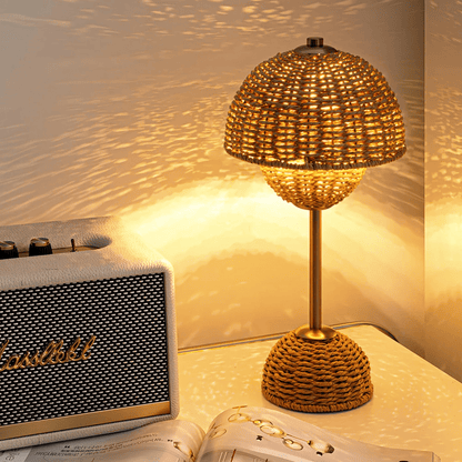 WeaveCraft™ Table Lamp - Luminoya