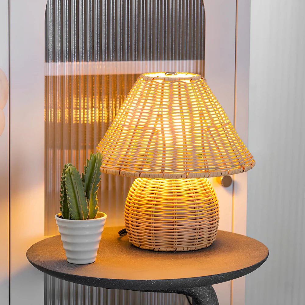 WeaveCraft™ Table Lamp - Luminoya