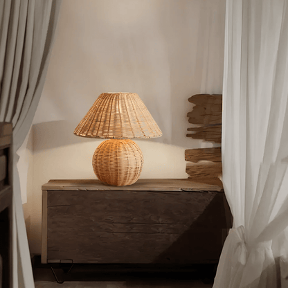 WeaveCraft™ Table Lamp - Luminoya