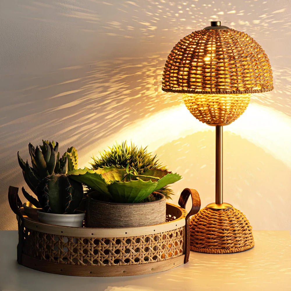 WeaveCraft™ Table Lamp - Luminoya