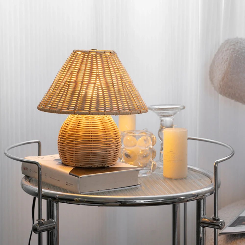 WeaveCraft™ Table Lamp - Luminoya