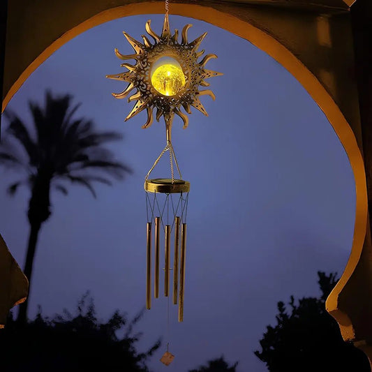 WhisperGlow™ Solar Wind Chime - Luminoya