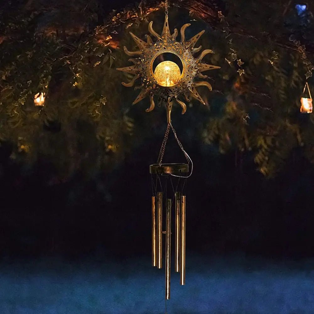 WhisperGlow™ Solar Wind Chime - Luminoya