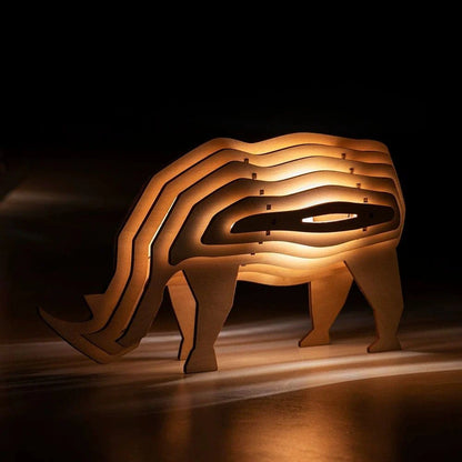 WildCraft™ Wooden Animal Light - Luminoya
