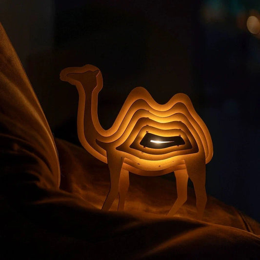 WildCraft™ Wooden Animal Light - Luminoya