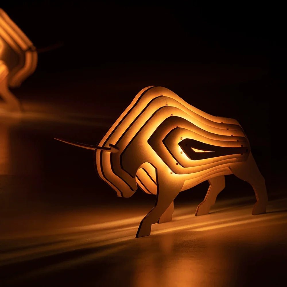 WildCraft™ Wooden Animal Light - Luminoya