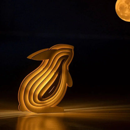 WildCraft™ Wooden Animal Light - Luminoya